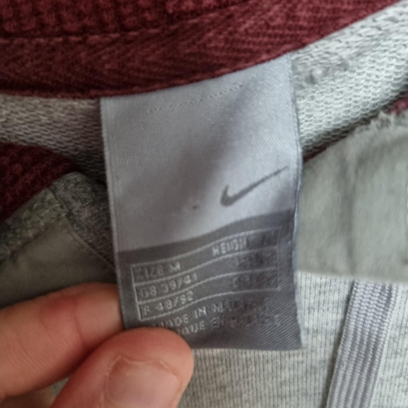 Nike oregon grey/Burgandy spellout hoodie.00s labelSize medium - Picture 3 of 4